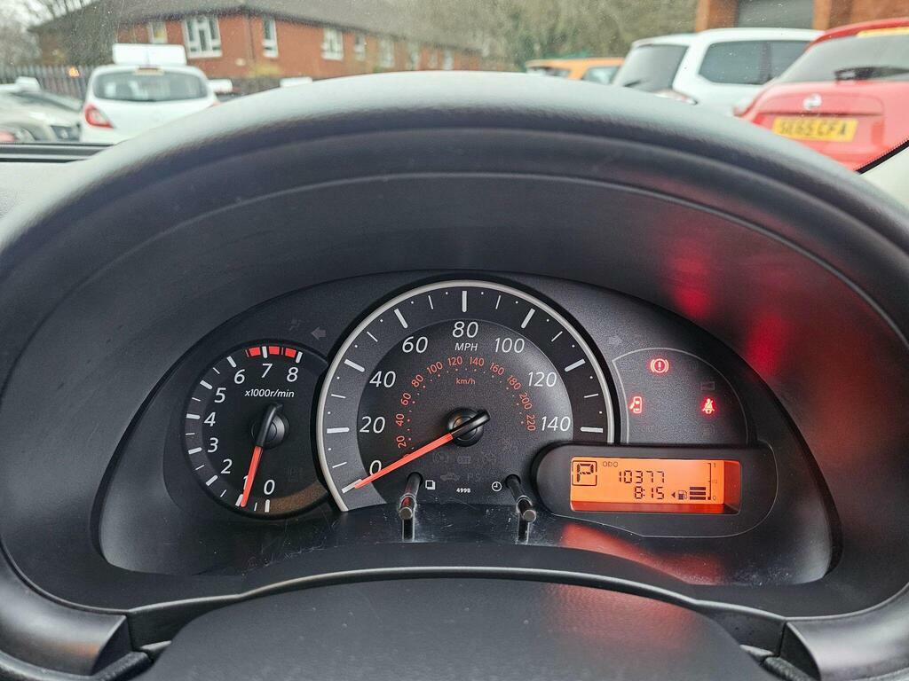 Nissan Micra 1.2 12V Visia Cvt Euro 5 White #3