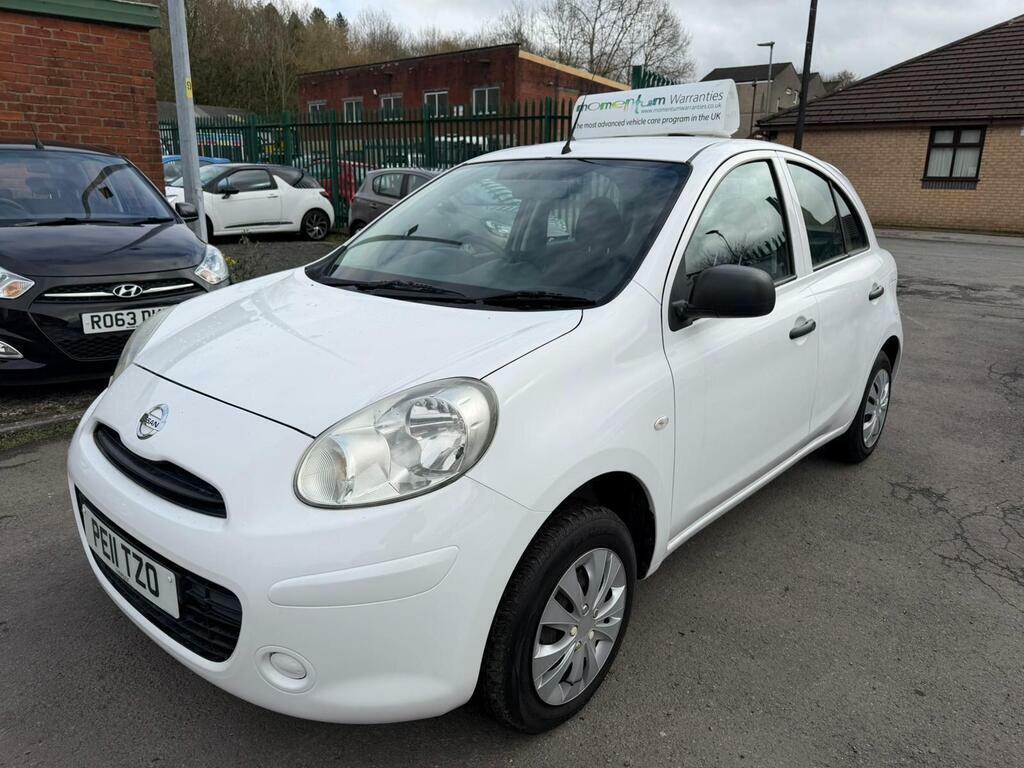 Nissan Micra 1.2 12V Visia Cvt Euro 5 White #2