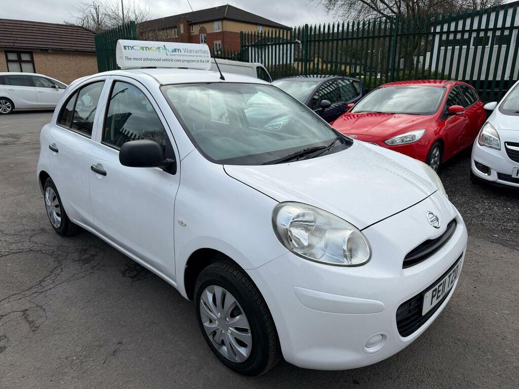 Nissan Micra 1.2 12V Visia Cvt Euro 5 White