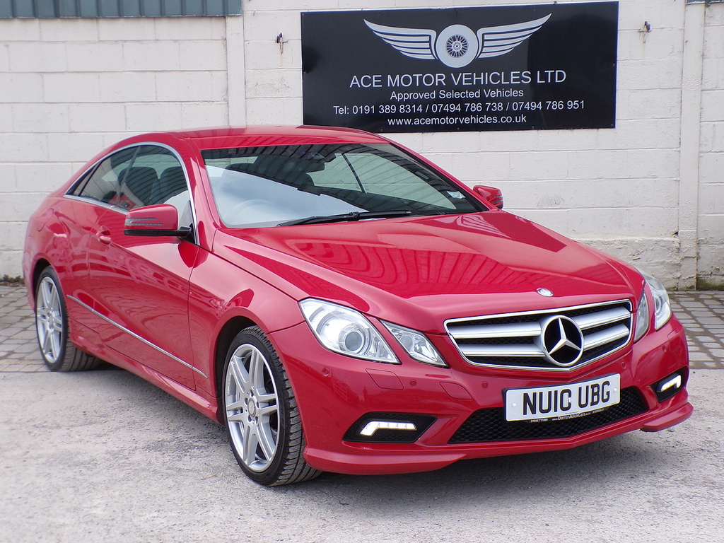 Mercedes-Benz E Class E350 Cdi V6 Blueefficiency Sport Red