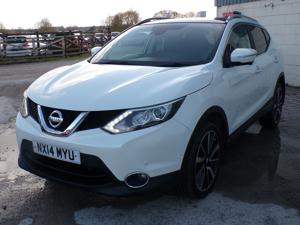 Nissan Qashqai Dci Tekna NX14MYU White #4