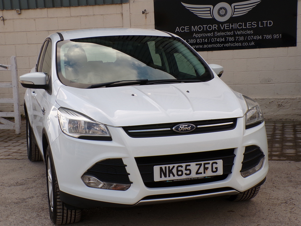 Ford Kuga Tdci Zetec NK65ZFG White #2