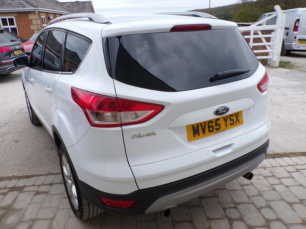 Ford Kuga Tdci Titanium MV65YSX White #6