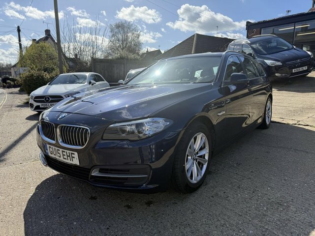 BMW 5 Series 2.0 520D Se Touring Blue #3