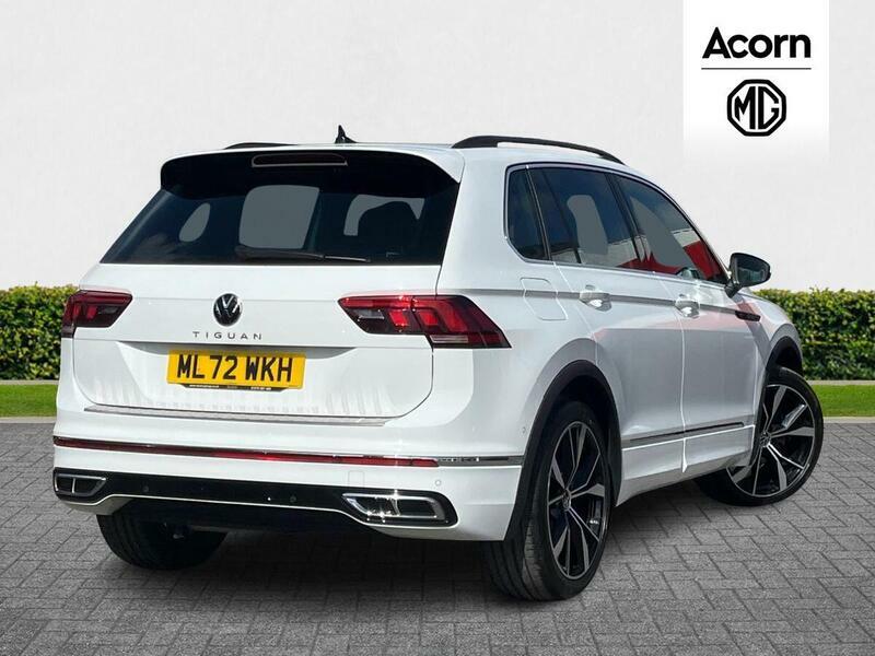 Volkswagen Tiguan 2.0 Tdi R-line Dsg Euro 6 Ss ML72WKH White #5