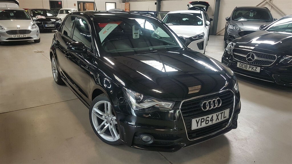 Audi A1 1.4 Tfsi S Line Sportback S Tronic Euro 5 Ss YP64XTL Black #2