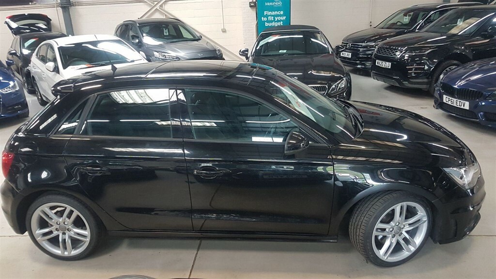 Audi A1 1.4 Tfsi S Line Sportback S Tronic Euro 5 Ss YP64XTL Black #6