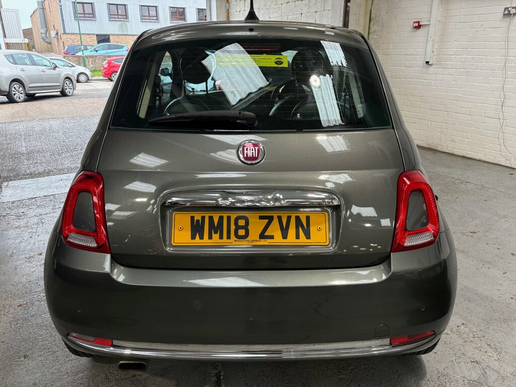 Fiat 500 1.2 Lounge Hatchback Euro 6 Ss WM18ZVN Grey #4