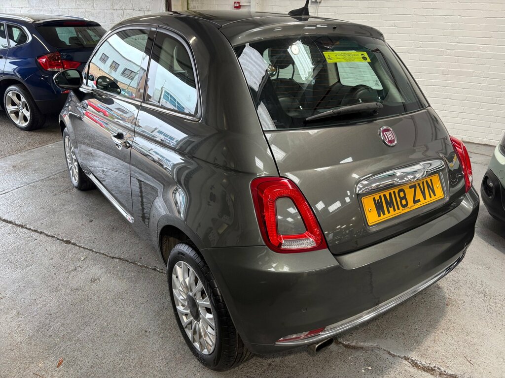 Fiat 500 1.2 Lounge Hatchback Euro 6 Ss WM18ZVN Grey #3