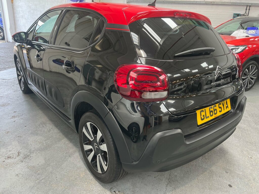 Citroen C3 1.2 Puretech Flair Hatchback Eur GL66SYA Black #3