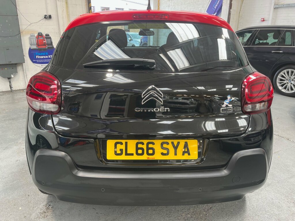 Citroen C3 1.2 Puretech Flair Hatchback Eur GL66SYA Black #4
