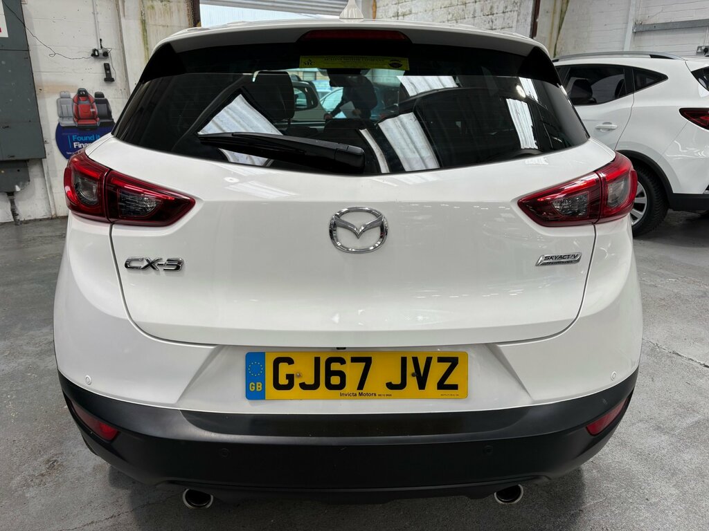 Mazda CX-3 1.5 Skyactiv-d Sport Nav Suv Eur White #4