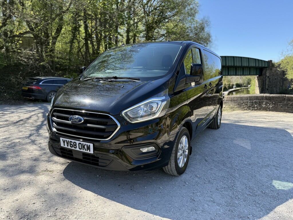 Ford Transit Custom Panel Van 2.0 280 Ecoblue Limited 2019 YV68OKM Black #5