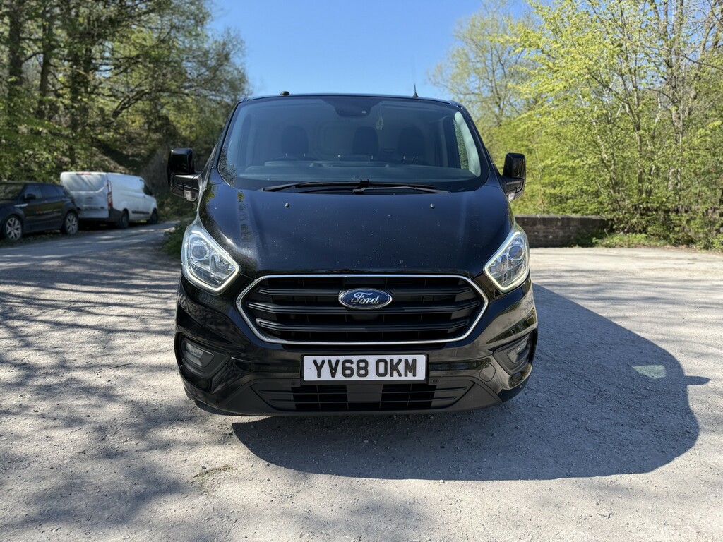 Ford Transit Custom Panel Van 2.0 280 Ecoblue Limited 2019 YV68OKM Black #4
