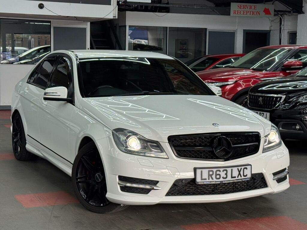 Mercedes-Benz C Class Saloon 2.1 C250 Cdi Amg Sport Plus G-tronic Euro White