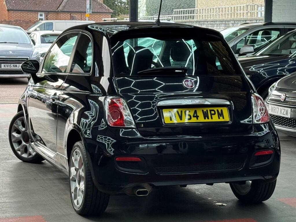 Fiat 500 Hatchback 1.2 S Euro 6 Ss 201464 NV64WPM Black #5