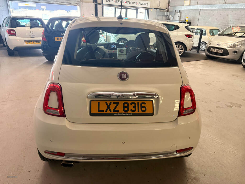 Fiat 500 1.2 Lounge LXZ8316 White #5
