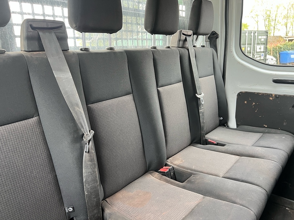 Ford Transit Custom 350 Double Cab Dropside YP22DZG White #5