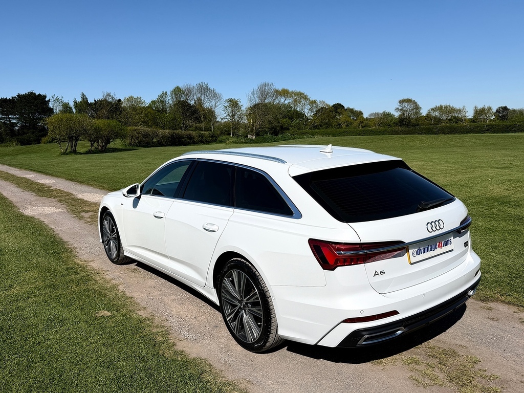 Audi A6 Avant S-line Quattro WY19HAA White #5