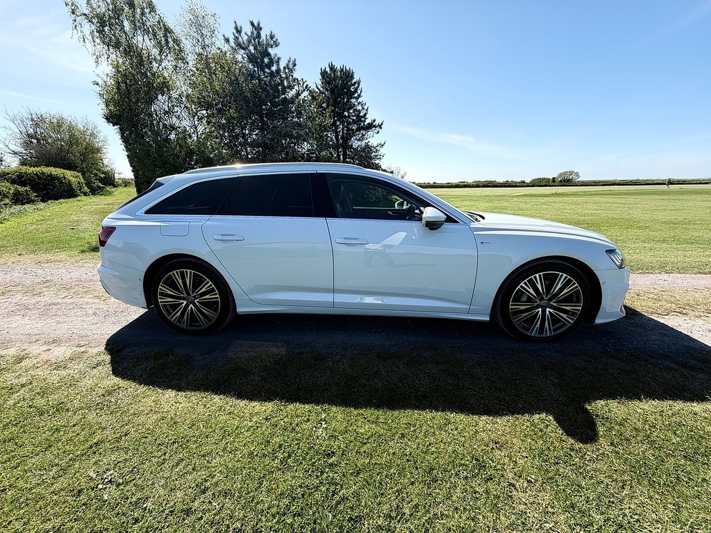 Audi A6 Avant S-line Quattro WY19HAA White #2