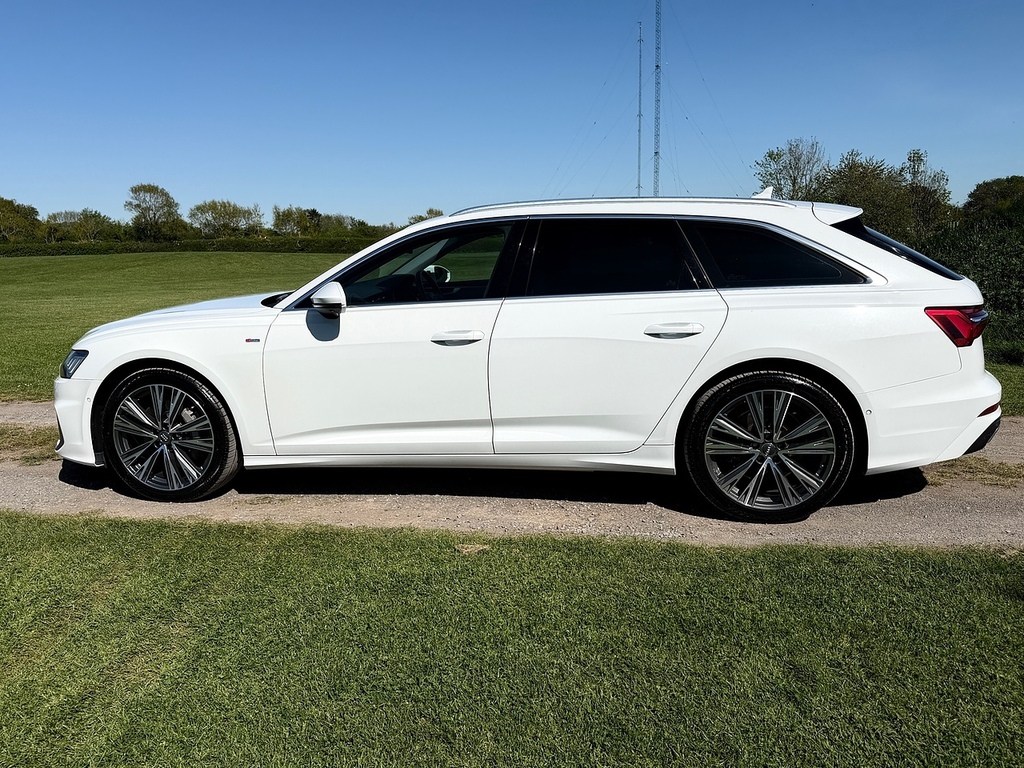 Audi A6 Avant S-line Quattro WY19HAA White #6