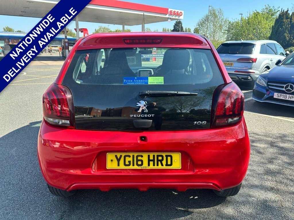 Peugeot 108 1L Active YG16HRD Red #5