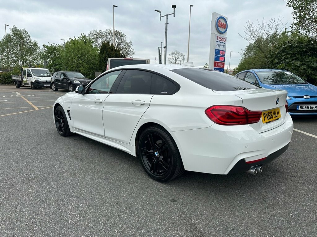 BMW 4 Series Gran Coupe 2L M Sport PX68HLH White #5