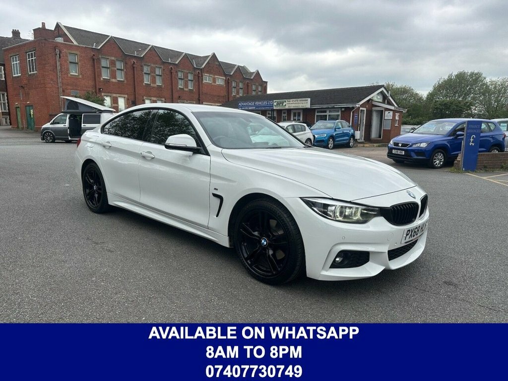 BMW 4 Series Gran Coupe 2L M Sport White