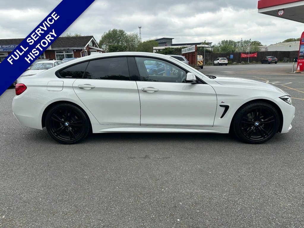BMW 4 Series Gran Coupe 2L M Sport PX68HLH White #2