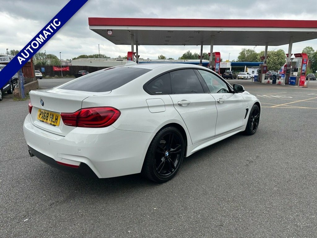 BMW 4 Series Gran Coupe 2L M Sport PX68HLH White #3