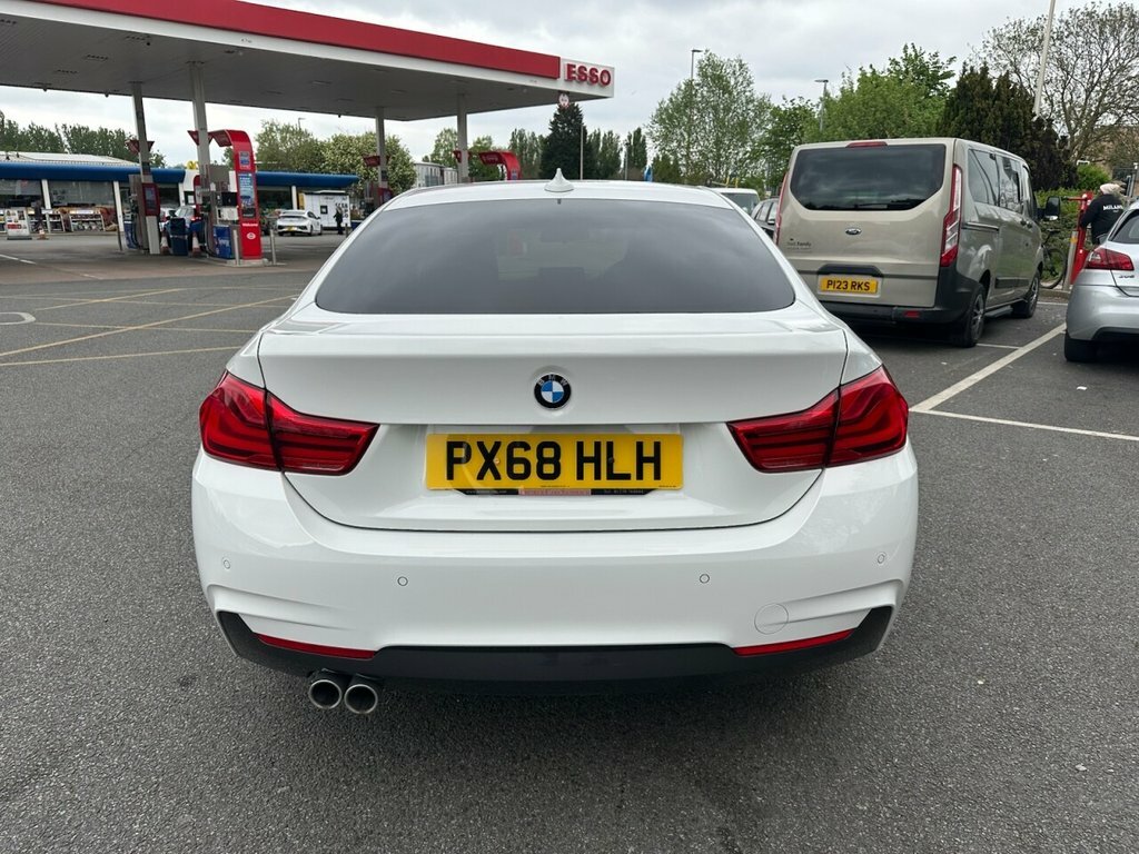 BMW 4 Series Gran Coupe 2L M Sport PX68HLH White #4