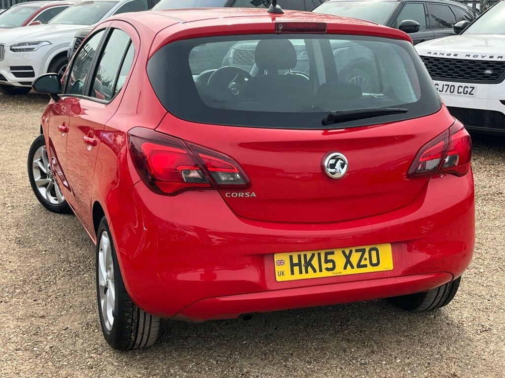 Vauxhall Corsa Hatchback HK15XZO Red #3