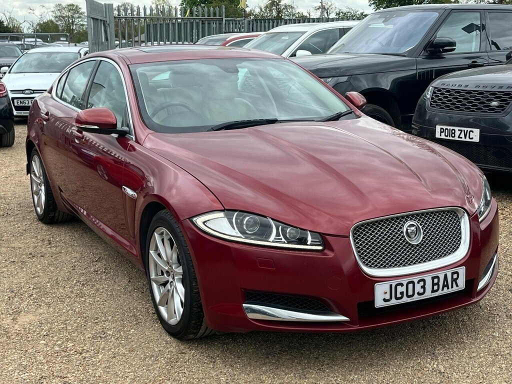Jaguar XF Saloon JG03BAR Red #6