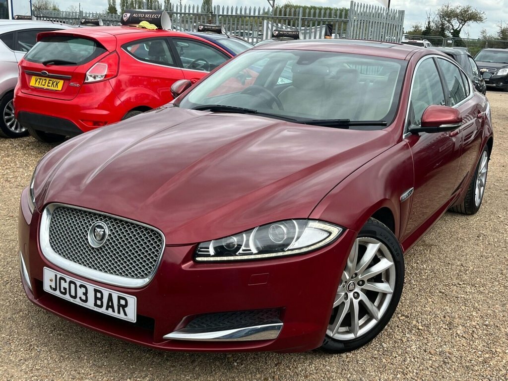 Jaguar XF Saloon JG03BAR Red #3