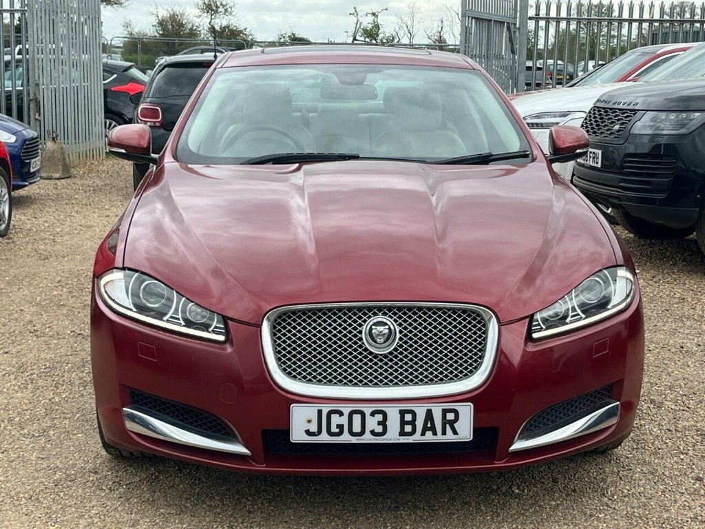 Jaguar XF Saloon JG03BAR Red #2