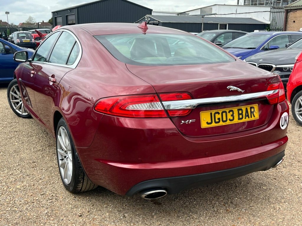 Jaguar XF Saloon JG03BAR Red #4