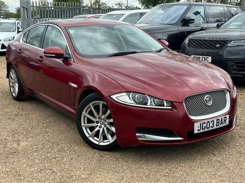 Jaguar XF Saloon JG03BAR Red #5