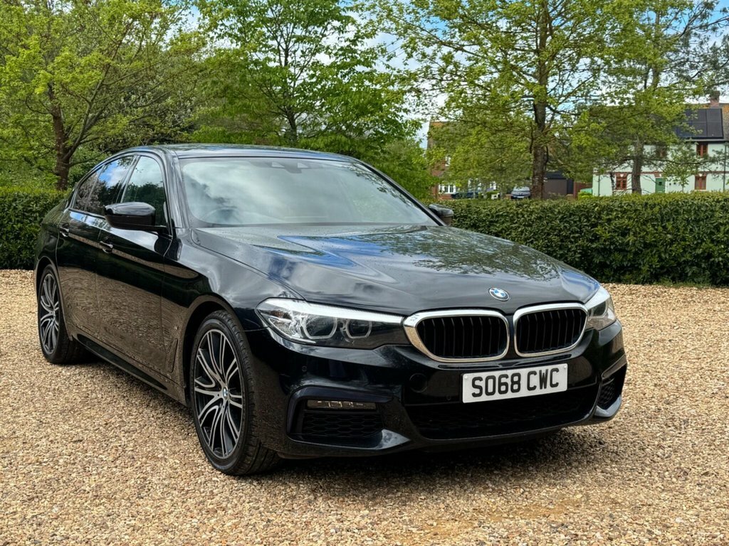 BMW 5 Series Saloon SO68CWC Black #5