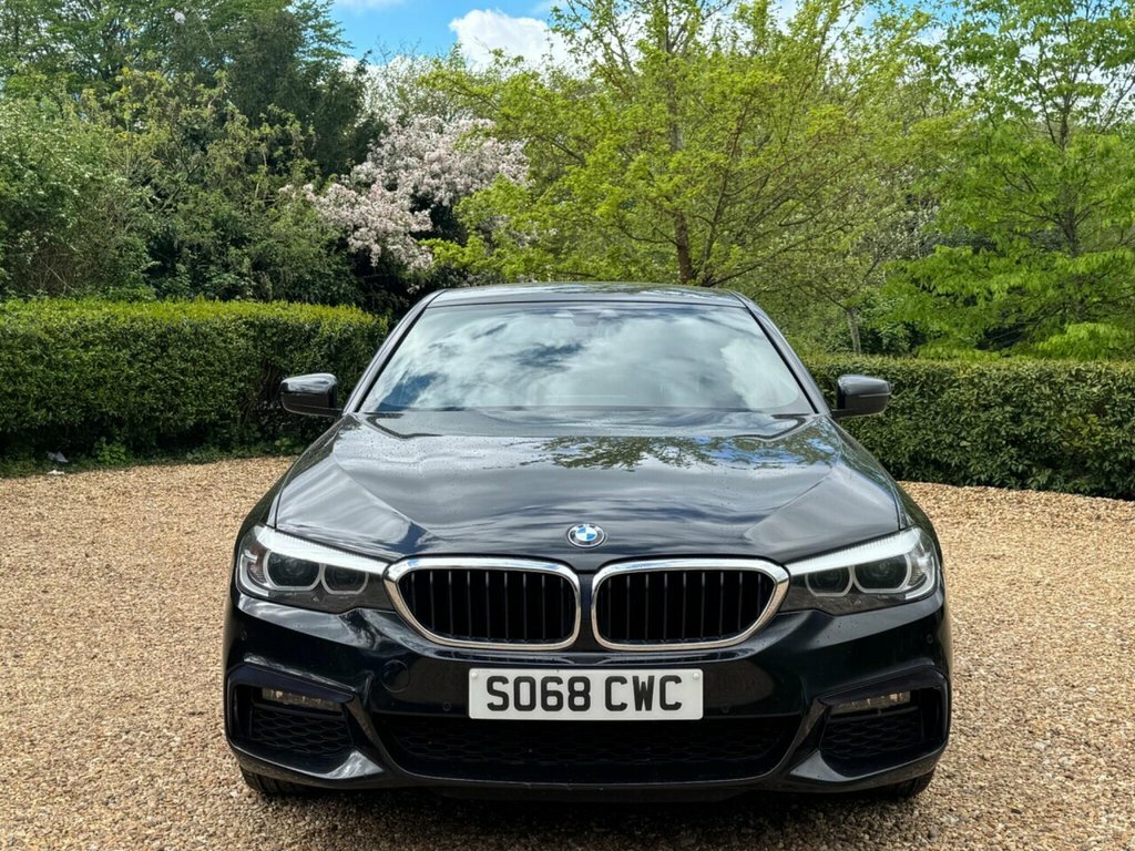 BMW 5 Series Saloon SO68CWC Black #2