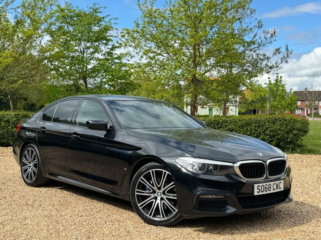 BMW 5 Series Saloon SO68CWC Black #6