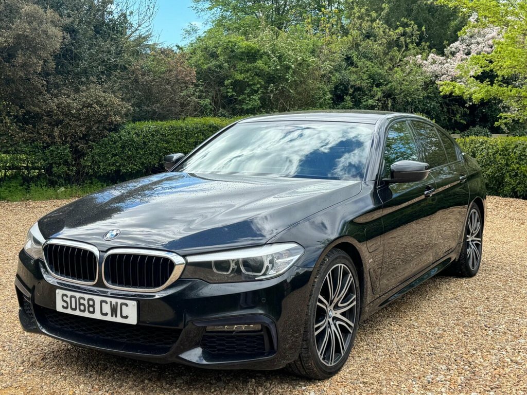 BMW 5 Series Saloon SO68CWC Black #3