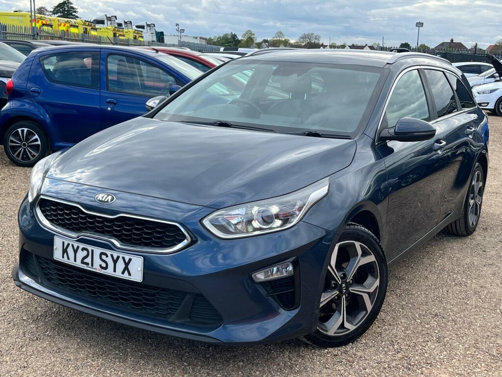 Kia Ceed Estate KY21SYX Blue #3