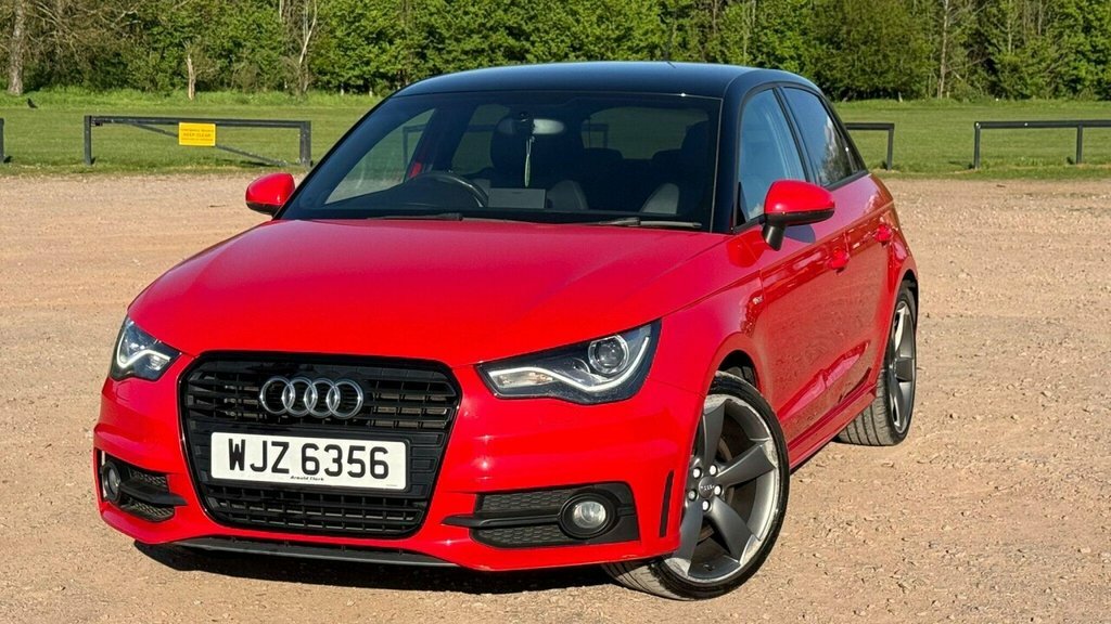Audi A1 Hatchback WJZ6356 Red #3