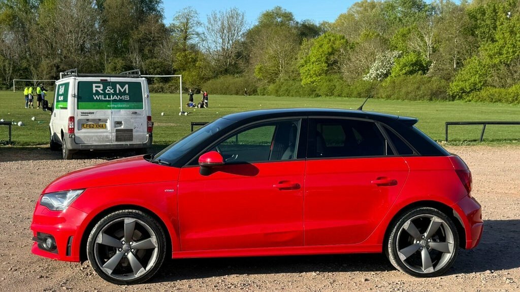Audi A1 Hatchback WJZ6356 Red #4