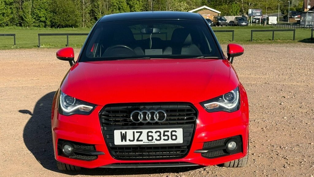 Audi A1 Hatchback WJZ6356 Red #2