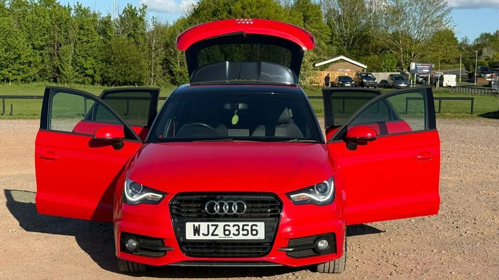 Audi A1 Hatchback WJZ6356 Red #6