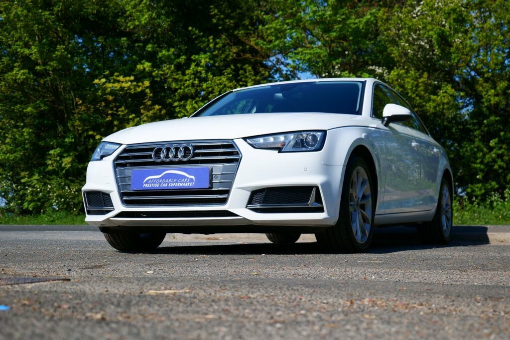 Audi A4 Saloon YF19OKV White #6