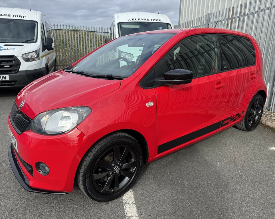 Skoda Citigo Hatchback Monte Carlo 1.0 Mpi 2016 PX66XSW Red #2