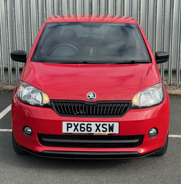 Skoda Citigo Hatchback Monte Carlo 1.0 Mpi 2016 PX66XSW Red #3