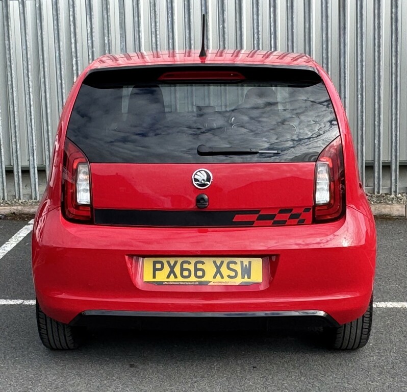 Skoda Citigo Hatchback Monte Carlo 1.0 Mpi 2016 PX66XSW Red #6